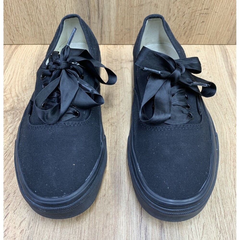 VANS Triple Black Athletic Canvas Skate Sneakers Shoes Size 8 Men / 9.5 Women's - Picture 4 of 13